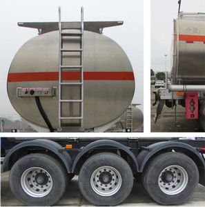 Chusheng  CSC9407GYYLE Aluminum alloy oil transport semi-trailer