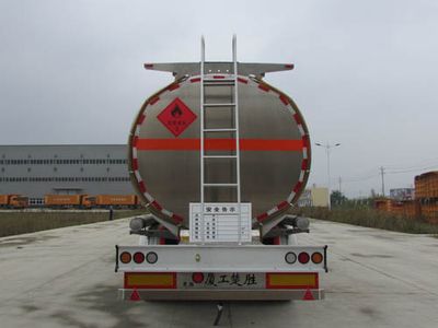 Chusheng  CSC9407GYYLE Aluminum alloy oil transport semi-trailer