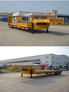 Xinhua Chi  THD9351TDP Low flatbed semi-trailer