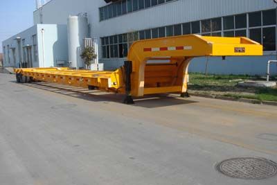 Qingte  QDT9390TDS Low flatbed semi-trailer