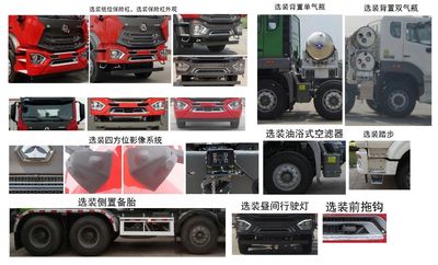 Haohan  ZZ5315GJBV3066F1LB Concrete mixing transport vehicle