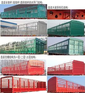 Wanfeng  WWX9400CCYZ Gantry transport semi-trailer