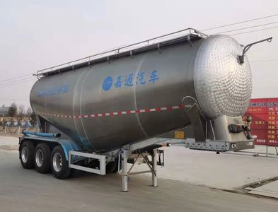 Jiayuntong  JTC9409GFLL Aluminum alloy medium density powder material transportation semi-trailer