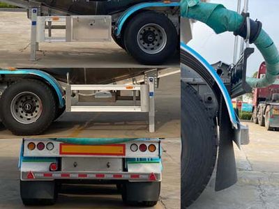 Jiayuntong  JTC9409GFLL Aluminum alloy medium density powder material transportation semi-trailer