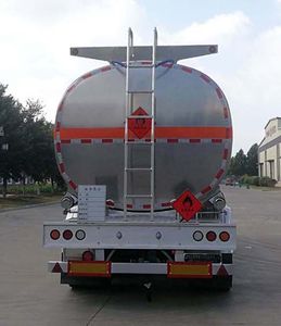 Jinbi  PJQ9409GRYA Flammable liquid tank transport semi-trailer