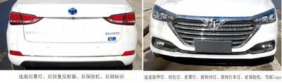 Beijing brand automobiles BJ7000C5D1BEV Pure electric sedan