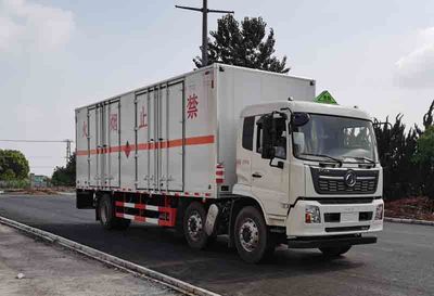 Huatong brand automobiles HCQ5260XRQBX2 Flammable gas box transport vehicle