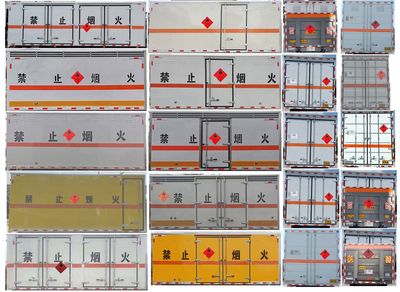 Xiangxinding brand automobiles XDV5125XRQE6 Flammable gas box transport vehicle