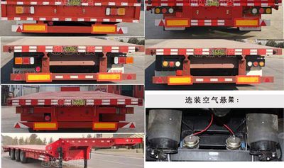 Jirun Tong  HJV9400TDP Low flatbed semi-trailer