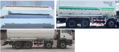 Lingyu  CLY5319GFLSX6A28 Low density powder material transport vehicle