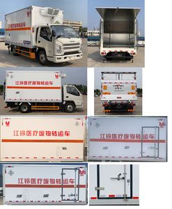 Jianglingjiang Special Brand Automobile JMT5042XYYXG26 Medical waste transfer vehicle