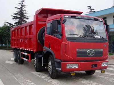 Jiefang Automobile CA3310P2K2L3T10EA80 Flat head diesel dump truck