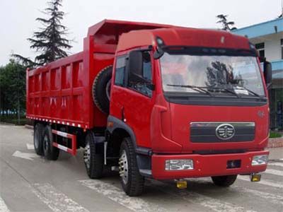 Jiefang Automobile CA3310P2K2L3T10EA80 Flat head diesel dump truck