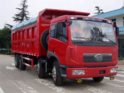 Jiefang Automobile CA3310P2K2L3T10EA80 Flat head diesel dump truck