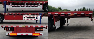 Xuanchang  JFH9402TDP Low flatbed semi-trailer