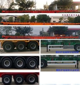 Fushi  LFS9404TWY Transport semi-trailer of dangerous goods tank frame