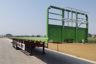 Qilu Pengcheng brand automobiles PCC9400TPB Flat transport semi-trailer