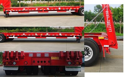 Tonghua  WTY9401TDP2 Low flatbed semi-trailer