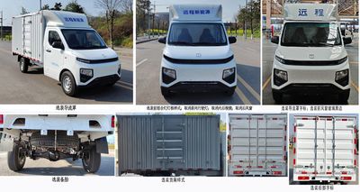 Remote license plate car ZB5030XXYBEVGDD6 Pure electric box type transport vehicle