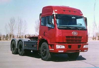 Jiefang Automobile CA4182P21K2T1 Flat headed diesel semi-trailer tractor