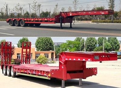 Juntong  JTM9401TDP Low flatbed semi-trailer