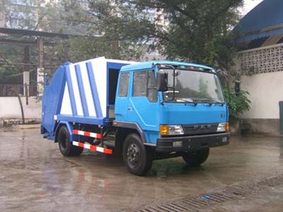 Shanhua  JHA5120ZLJ Rear mounted compressed garbage truck