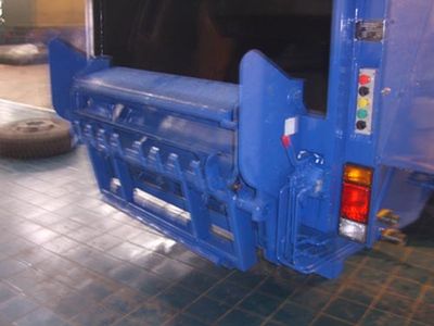 Shanhua  JHA5120ZLJ Rear mounted compressed garbage truck