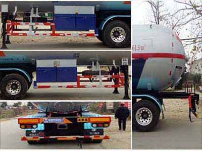 Cheng Liwei  CLW9401GYQ2C Semi trailer for liquefied gas transportation