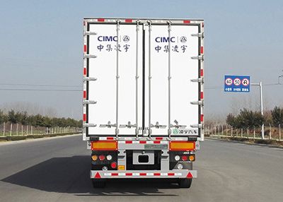 Lingyu  CLY9400XLCA1 Refrigerated semi-trailer