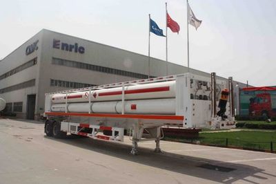 ENRICHGJ9350GGYHydraulic sub station high-pressure gas long pipe semi-trailer