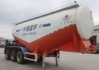 Zhongyu Guoyu brand automobiles ZGY9402GXHA Lower ash semi-trailer