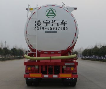 Lingyu  CLY9401GFL7 Low density powder material transportation semi-trailer