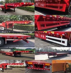 Huajun  ZCZ9402TDPJ Low flatbed semi-trailer