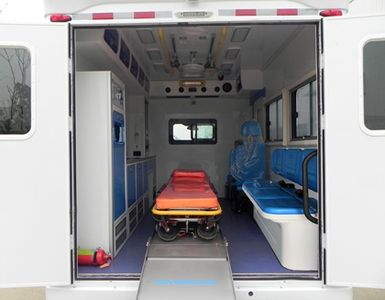 Jiangling Quanshun brand automobiles JX5036XJHML5 ambulance