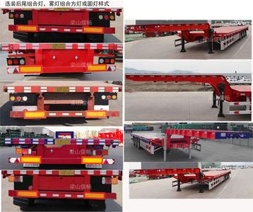 Ruqiang  LZA9401TDP Low flatbed semi-trailer