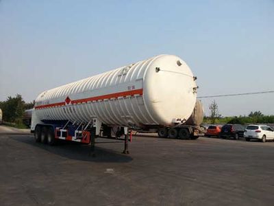 Hongzhou  HZZ9400GDY Low temperature liquid transport semi-trailer