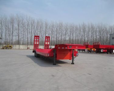 Guoshi Huabang brand automobiles XHB9350TDP Low flatbed semi-trailer