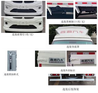 Xinyuan brand automobiles JKC5031CCYS6X2 Grate type transport vehicle