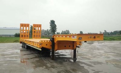 Juyunda brand automobile LZY9350TDP Low flatbed semi-trailer