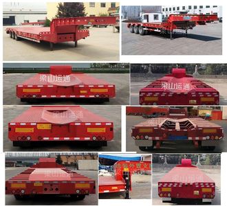 Juyunda brand automobile LZY9350TDP Low flatbed semi-trailer