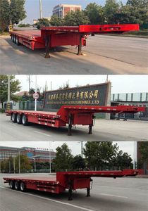 Huatai Hongyuda Automobile YXF9400TDP Low flatbed semi-trailer