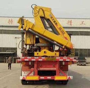 Xinkaida brand automobiles DLZ9402JSQ Truck mounted lifting and transportation of semi-trailers