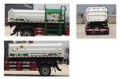 Jiudingfeng  JDA5080ZZZSX5 Hydraulic Lifter Garbage truck 