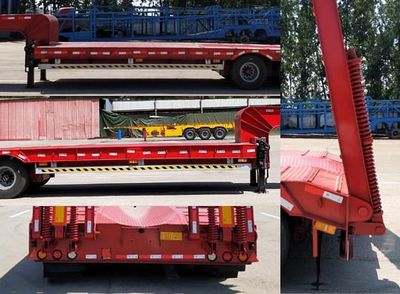 Luhua Fu  LHF9400TDP Low flatbed semi-trailer