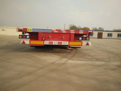 Fuyan Automobile HWL9400TDPEY Low flatbed semi-trailer