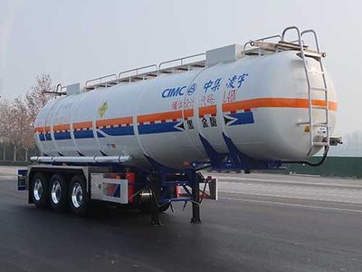 Lingyu  CLY9400GYW33 Tank transport semi-trailer for oxidizing substances