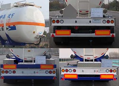 Lingyu  CLY9400GYW33 Tank transport semi-trailer for oxidizing substances