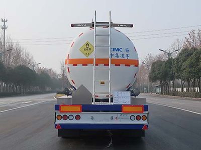 Lingyu  CLY9400GYW33 Tank transport semi-trailer for oxidizing substances