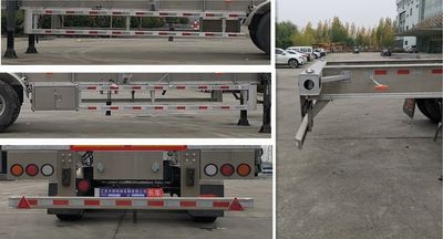 Tianming  TM9400TJZDA1 Aluminum alloy container transport semi-trailer