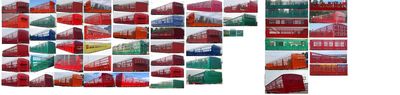 Jin Junwei  HJF9400CCY Gantry transport semi-trailer